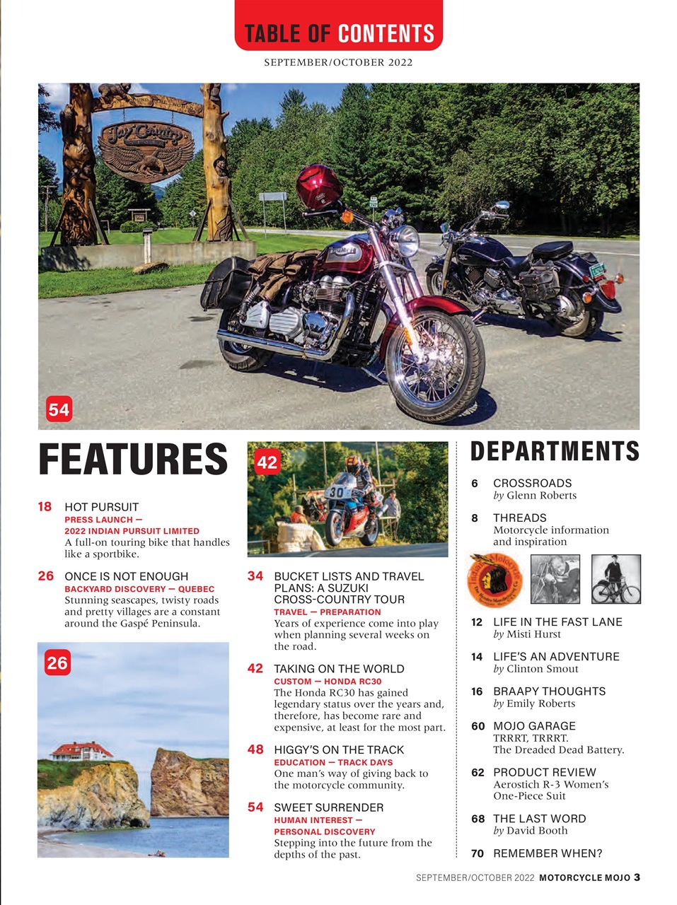 Motorcycle Mojo Preview Pages