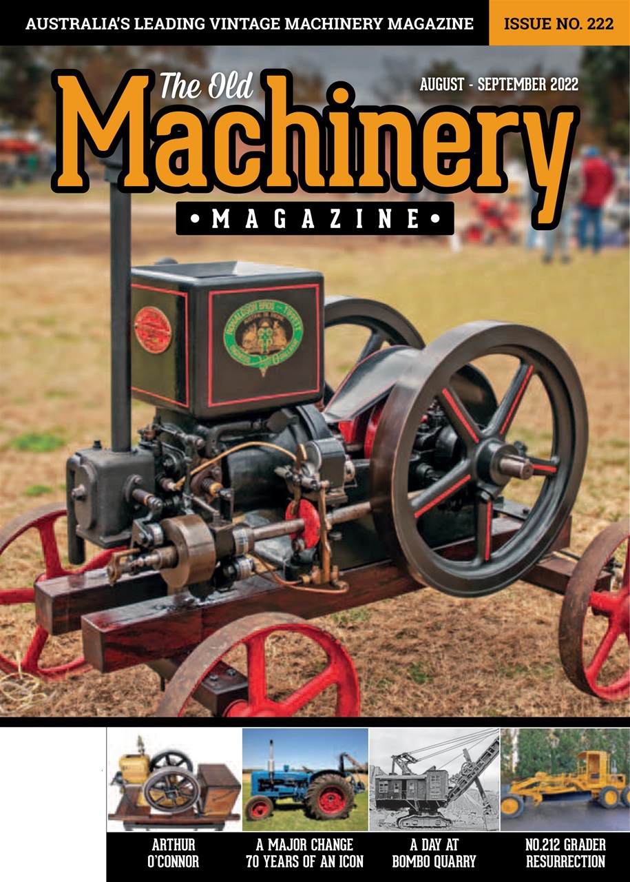 The Old Machinery Magazine Preview Pages