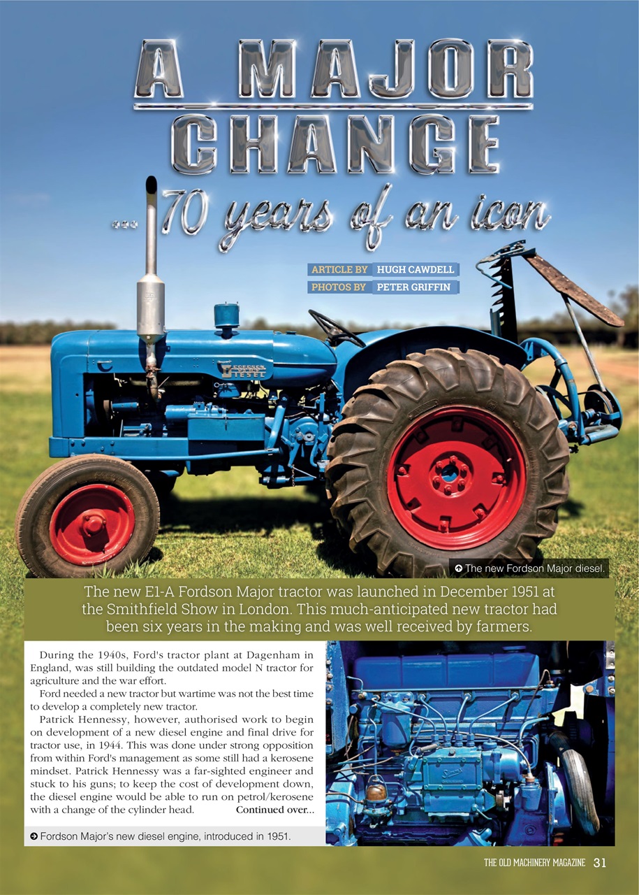 The Old Machinery Magazine Preview Pages