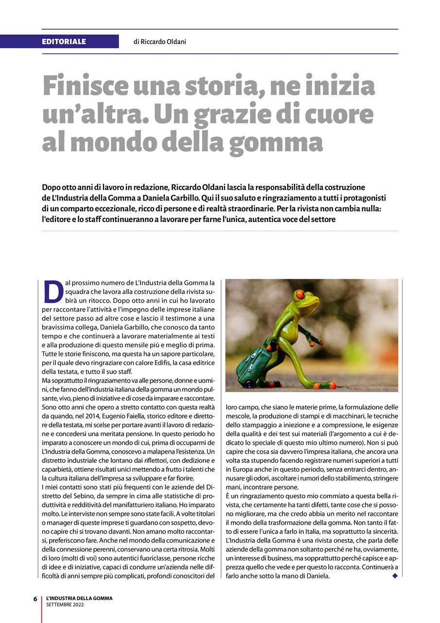 L’industria della Gomma Preview Pages