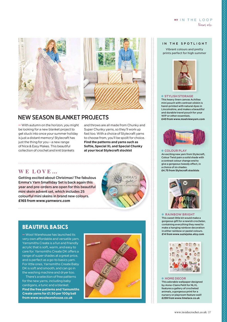 Inside Crochet Preview Pages