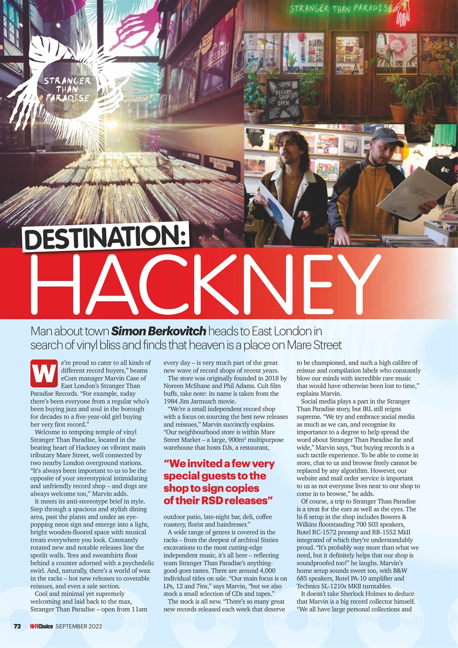 Hi-Fi Choice Preview Pages