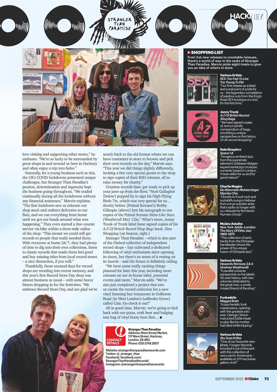 Hi-Fi Choice Preview Pages