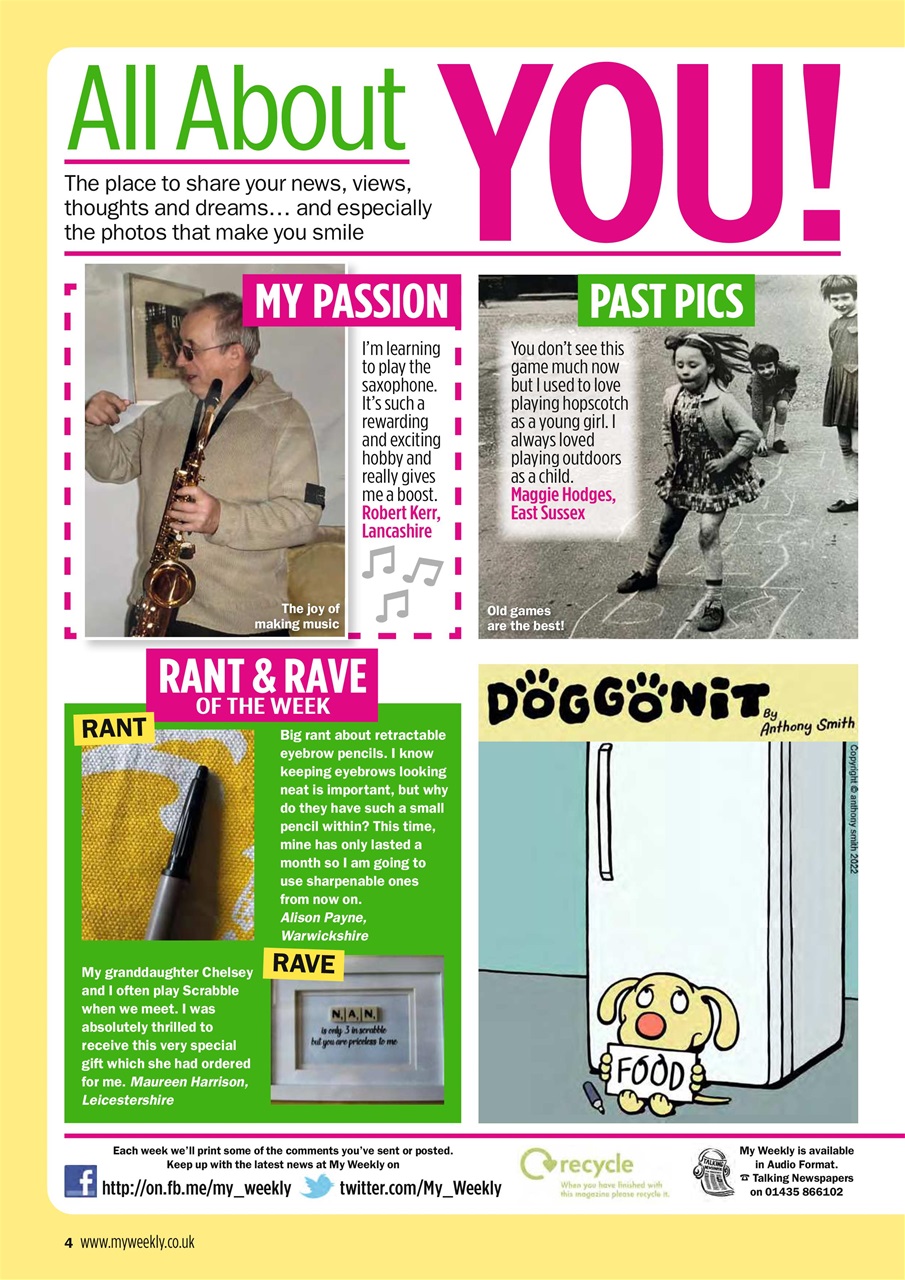 My Weekly Preview Pages