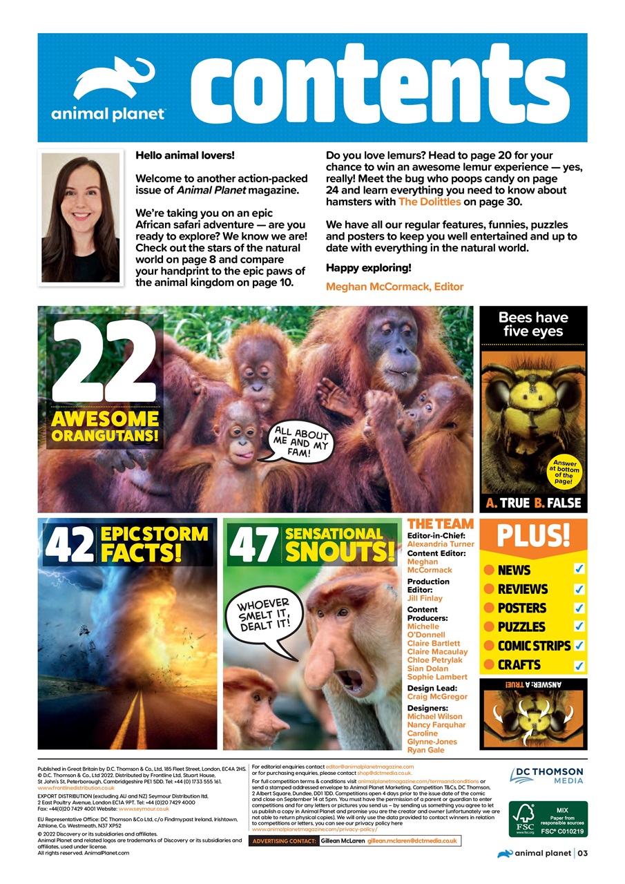 Animal Planet Kids Preview Pages