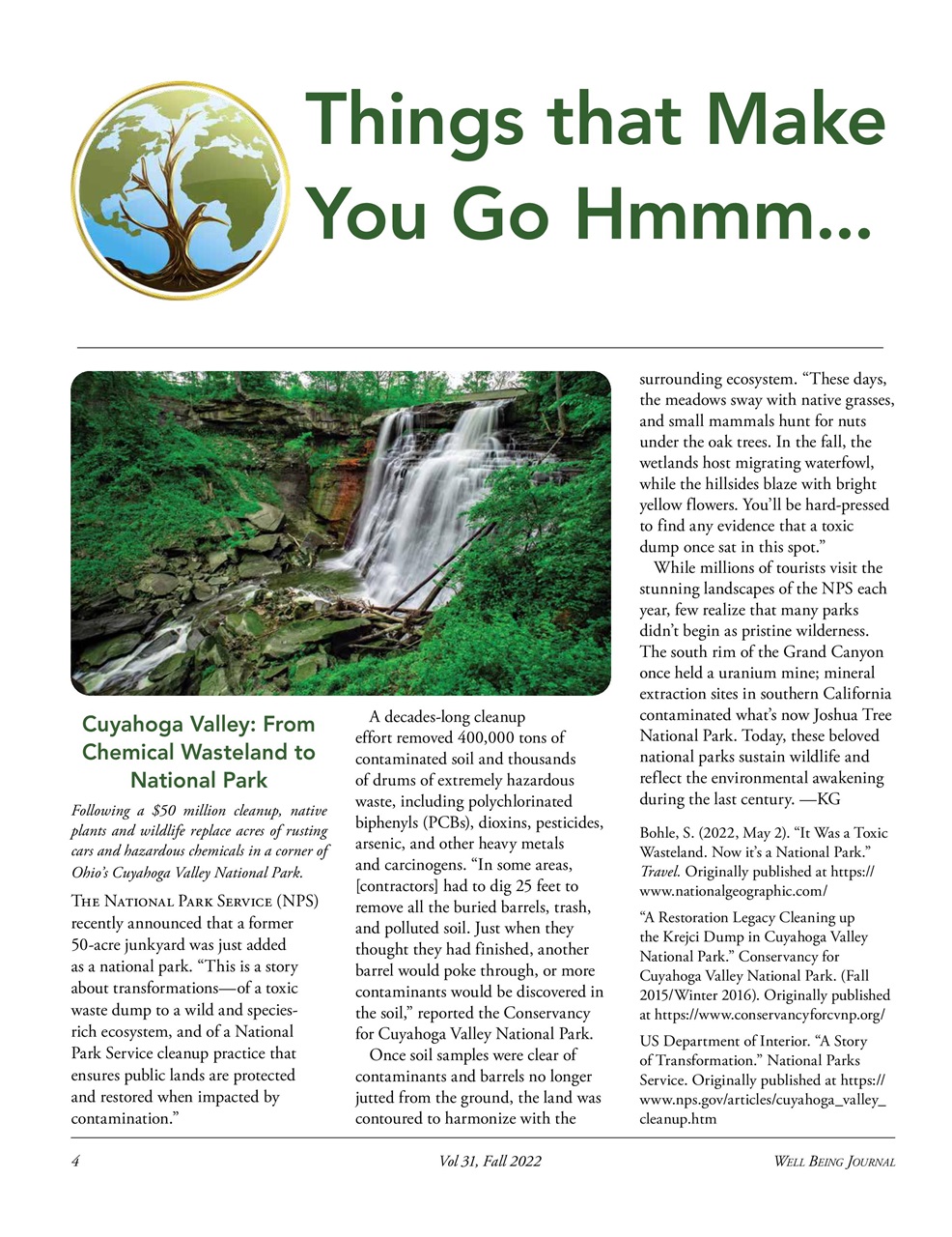 Well Being Journal Preview Pages