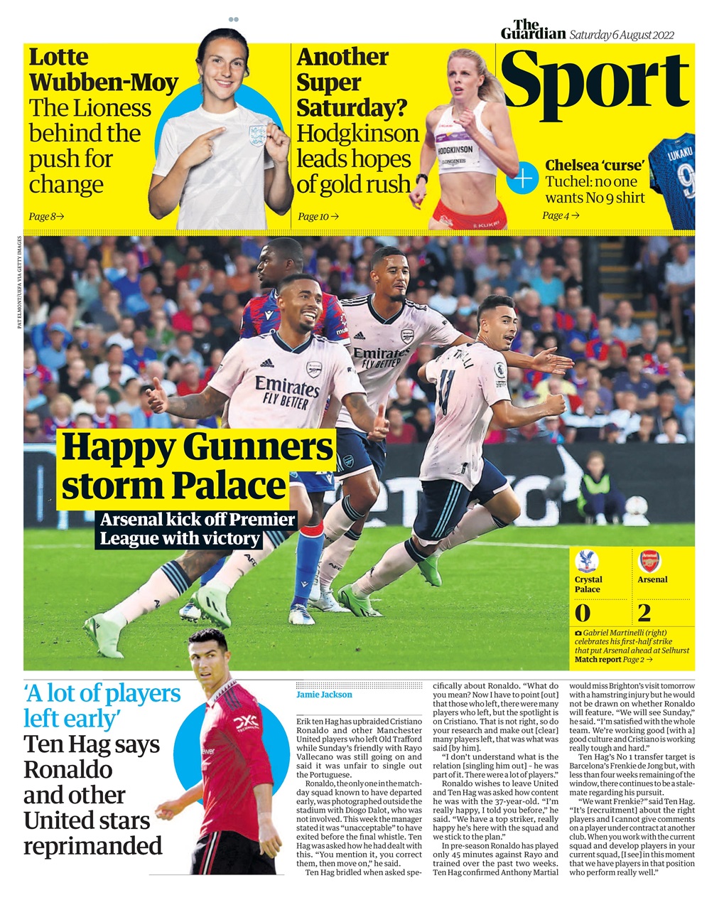 The Guardian Newspaper Preview Pages