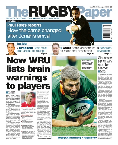 The Rugby Paper issue 7 Aug 2022