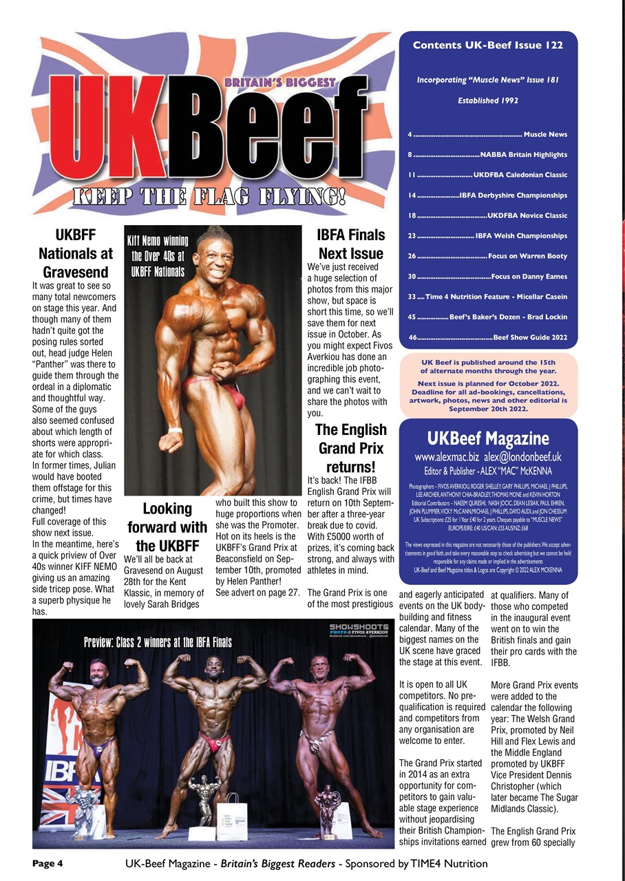 UK Beef Magazine Preview Pages