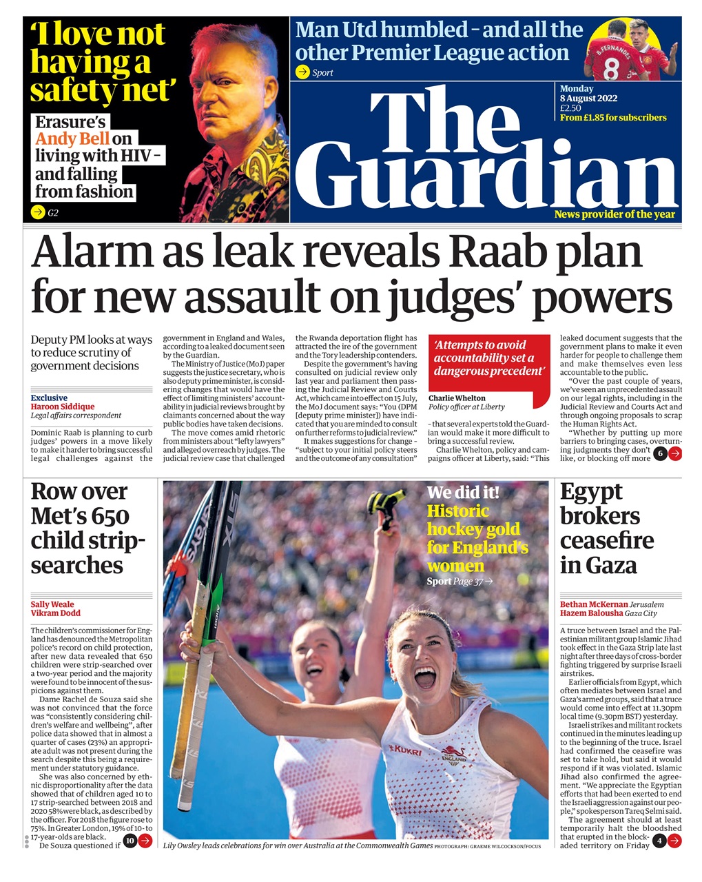 The Guardian Newspaper Preview Pages