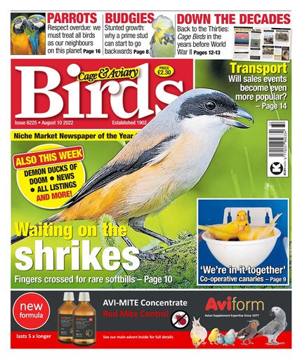 Cage & Aviary Birds issue 