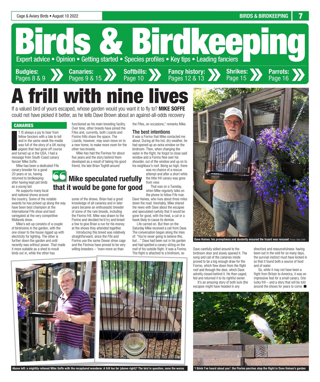 Cage & Aviary Birds Preview Pages