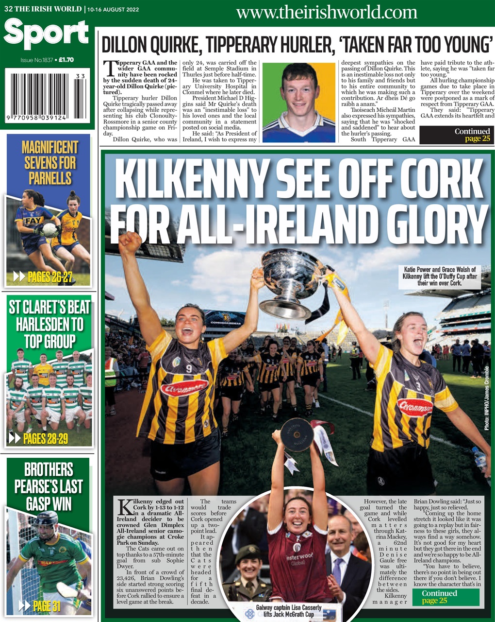 Irish World Preview Pages