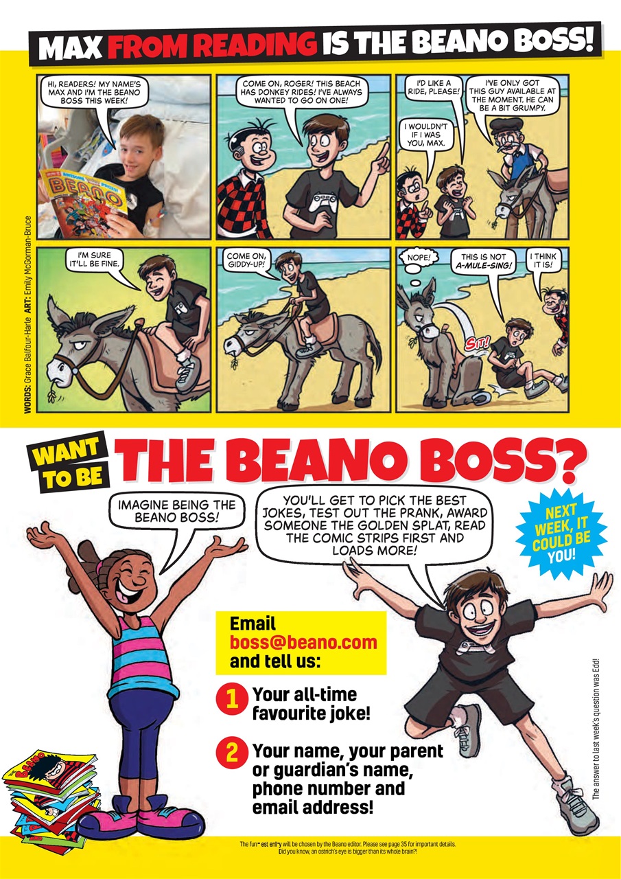 Beano Preview Pages
