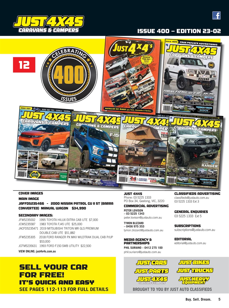 JUST 4X4S Preview Pages