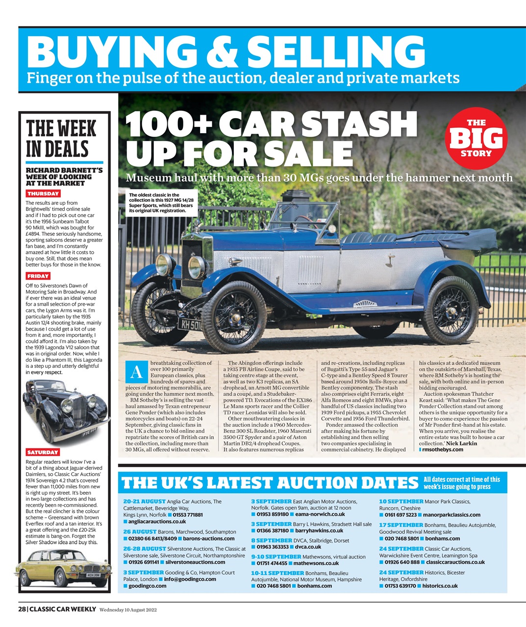 Classic Car Weekly Preview Pages