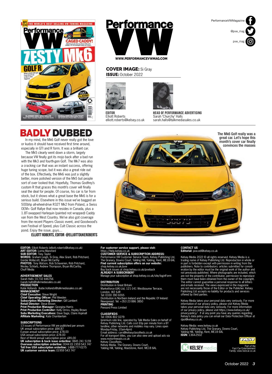 Performance VW Preview Pages