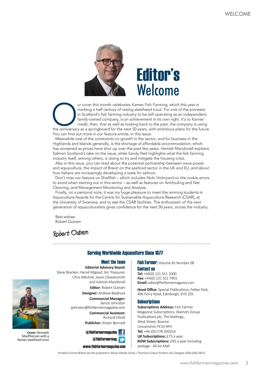 Fish Farmer Magazine Preview Pages