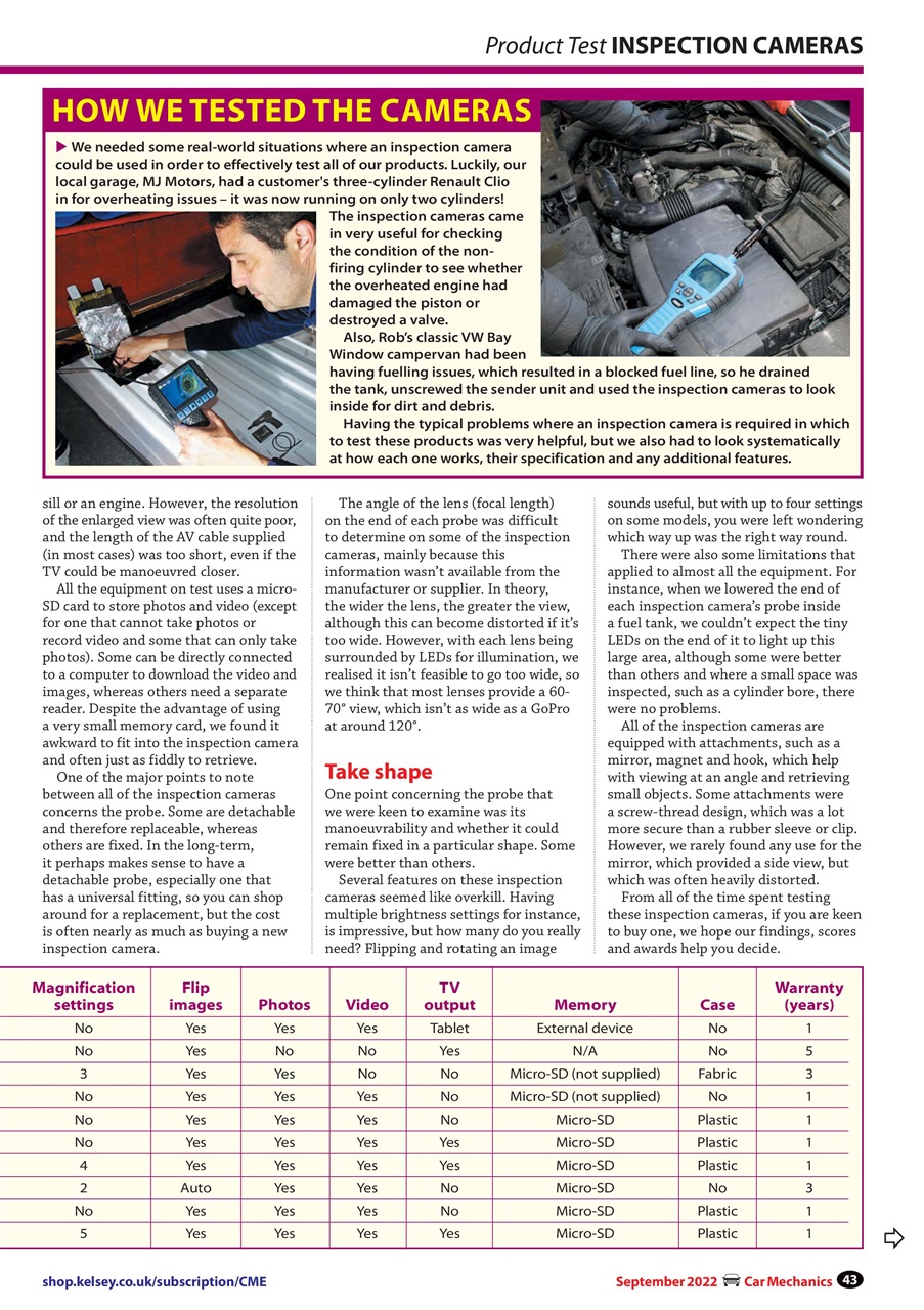 Car Mechanics Preview Pages