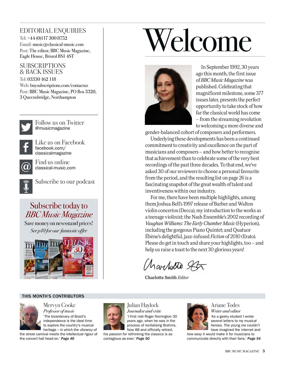 BBC Music Magazine Preview Pages