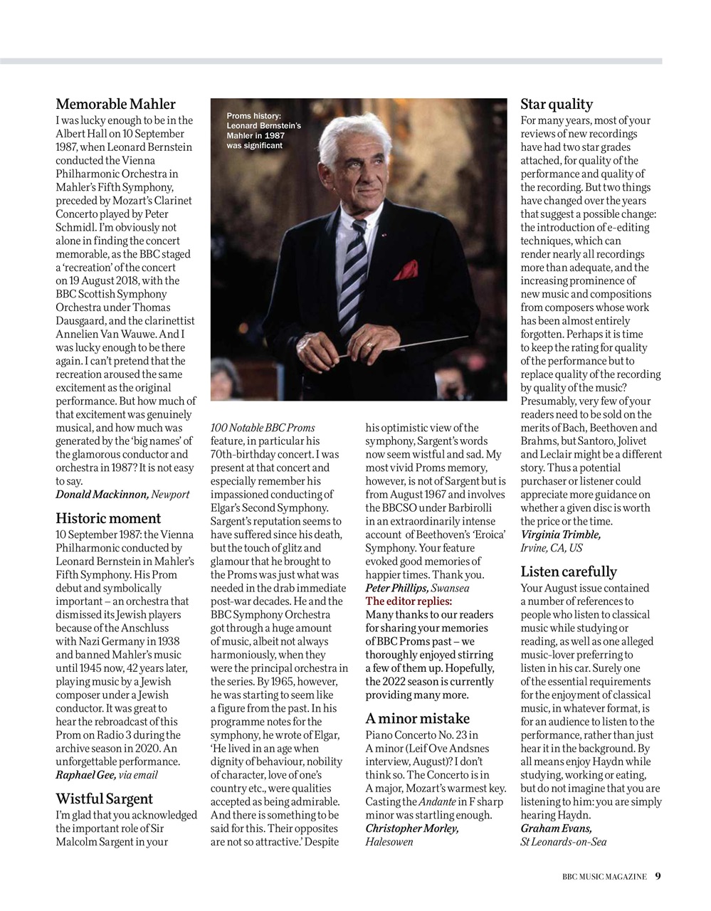 BBC Music Magazine Preview Pages