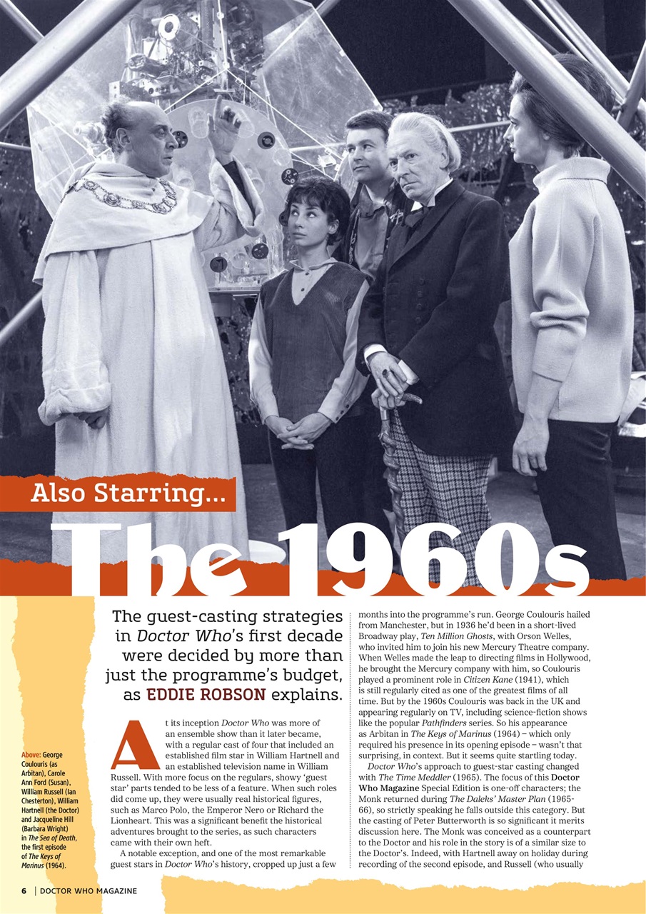 Doctor Who Magazine Preview Pages