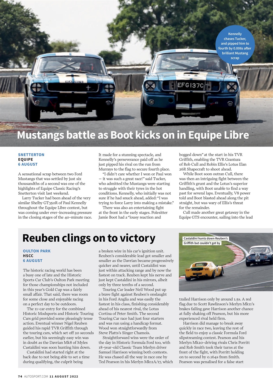 Autosport Preview Pages