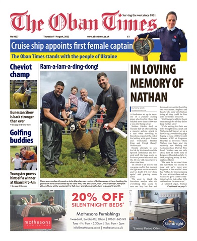 The Oban Times & Lochaber Times issue 11th August 2022