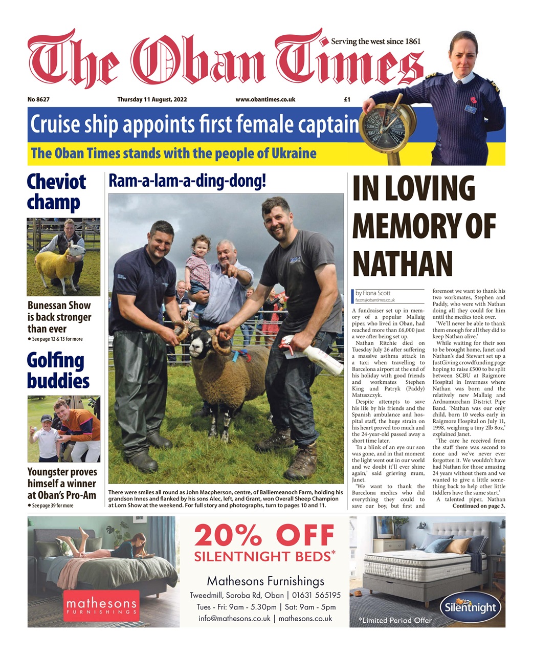 The Oban Times & Lochaber Times Preview Pages