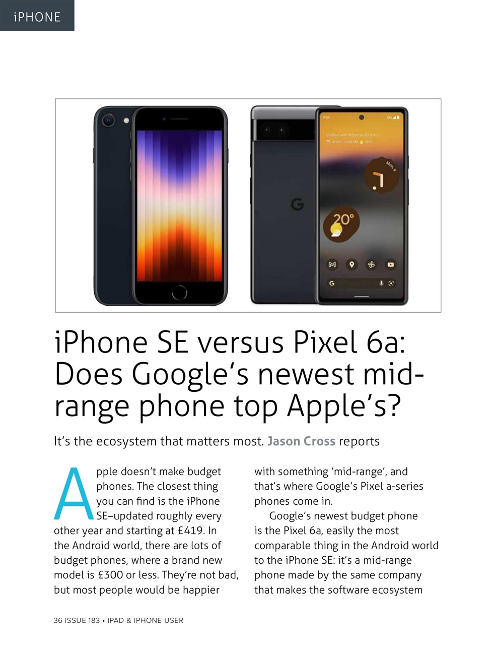 iPad and iPhone User Preview Pages