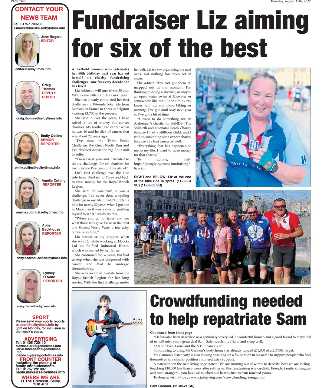 Selby Times Preview Pages