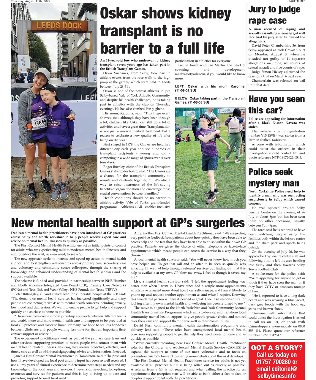 Selby Times Preview Pages