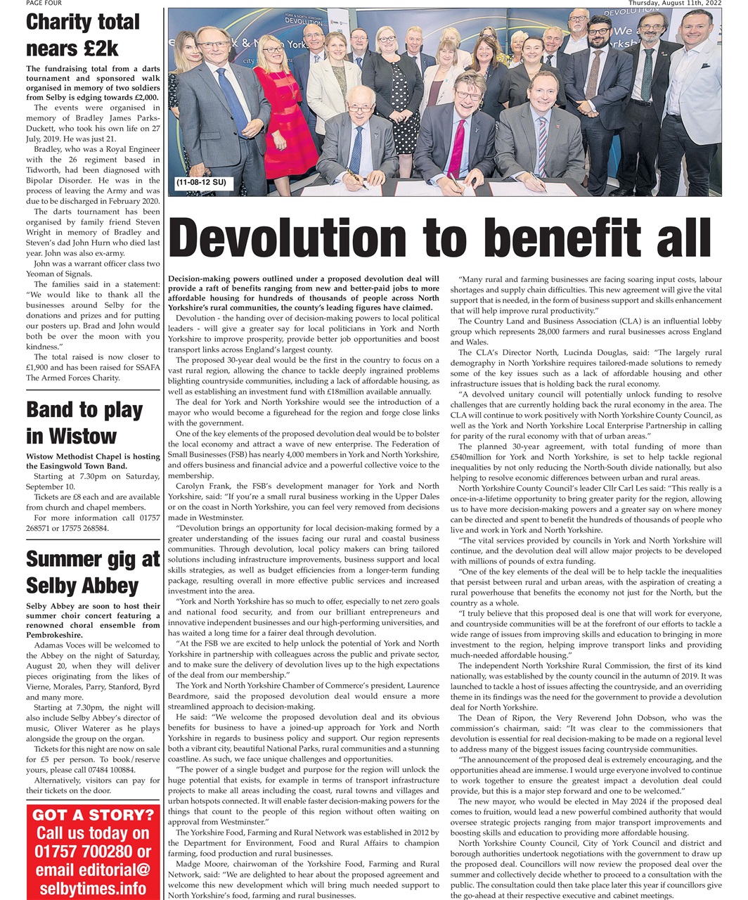 Selby Times Preview Pages
