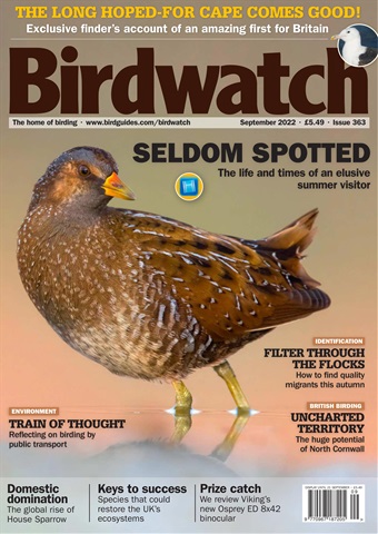 Birdwatch Magazine issue September 2022