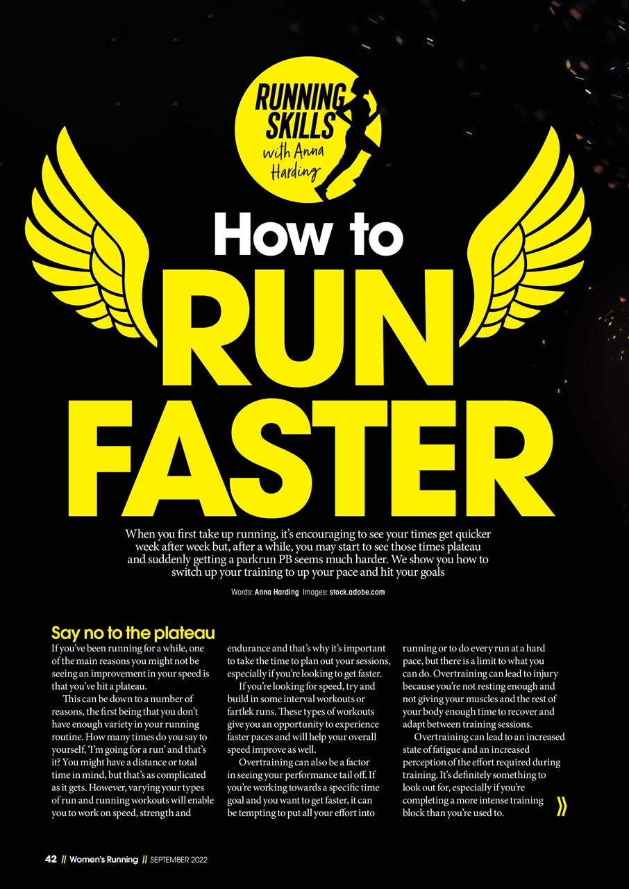 Women’s Running Preview Pages