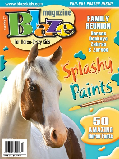 Blaze Magazine For Horse Crazy Kids issue 