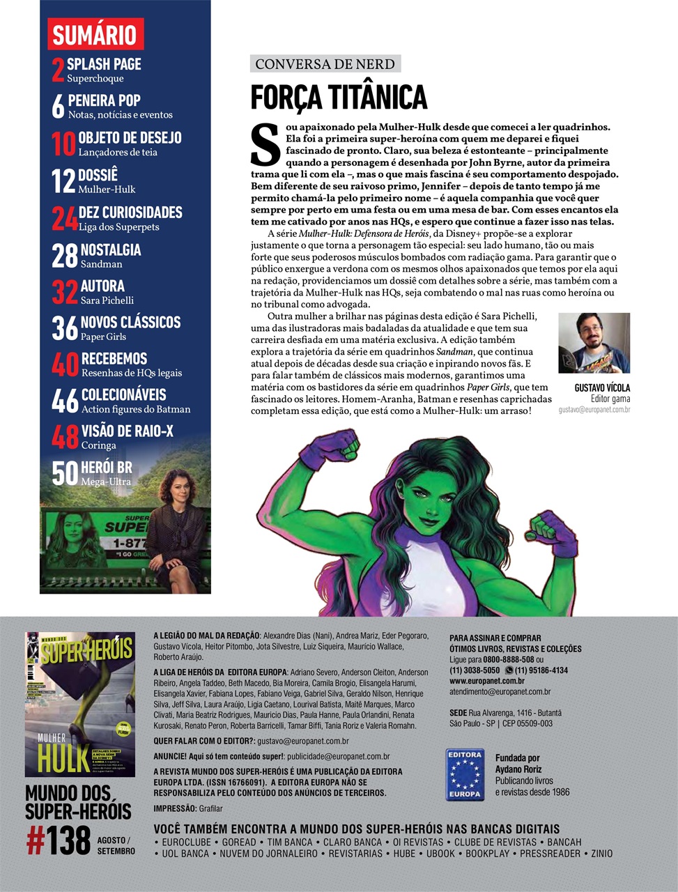 Mundo dos Super-Heróis Preview Pages