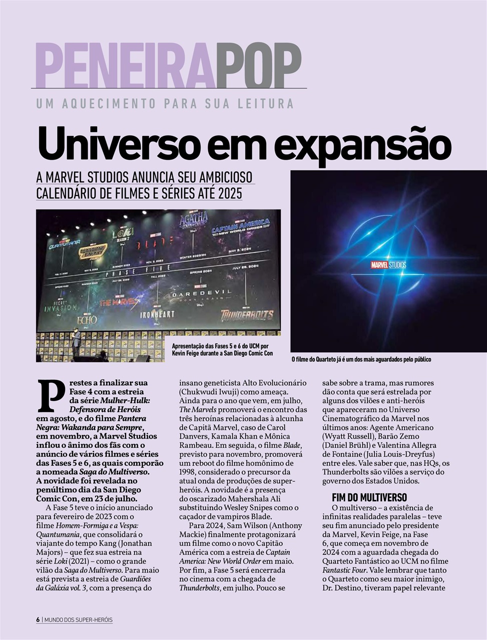 Mundo dos Super-Heróis Preview Pages