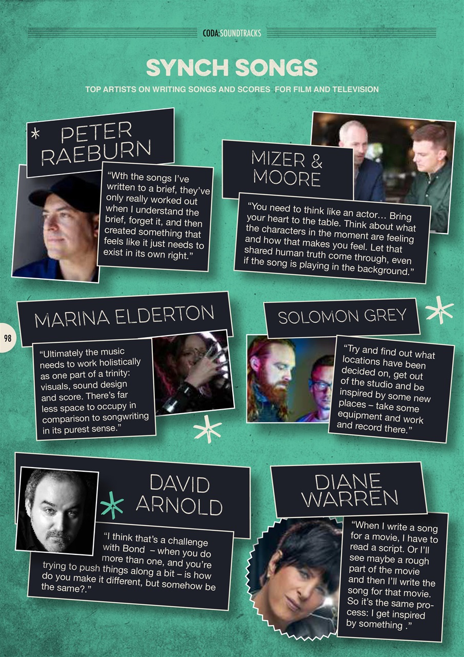 Songwriting Magazine Preview Pages