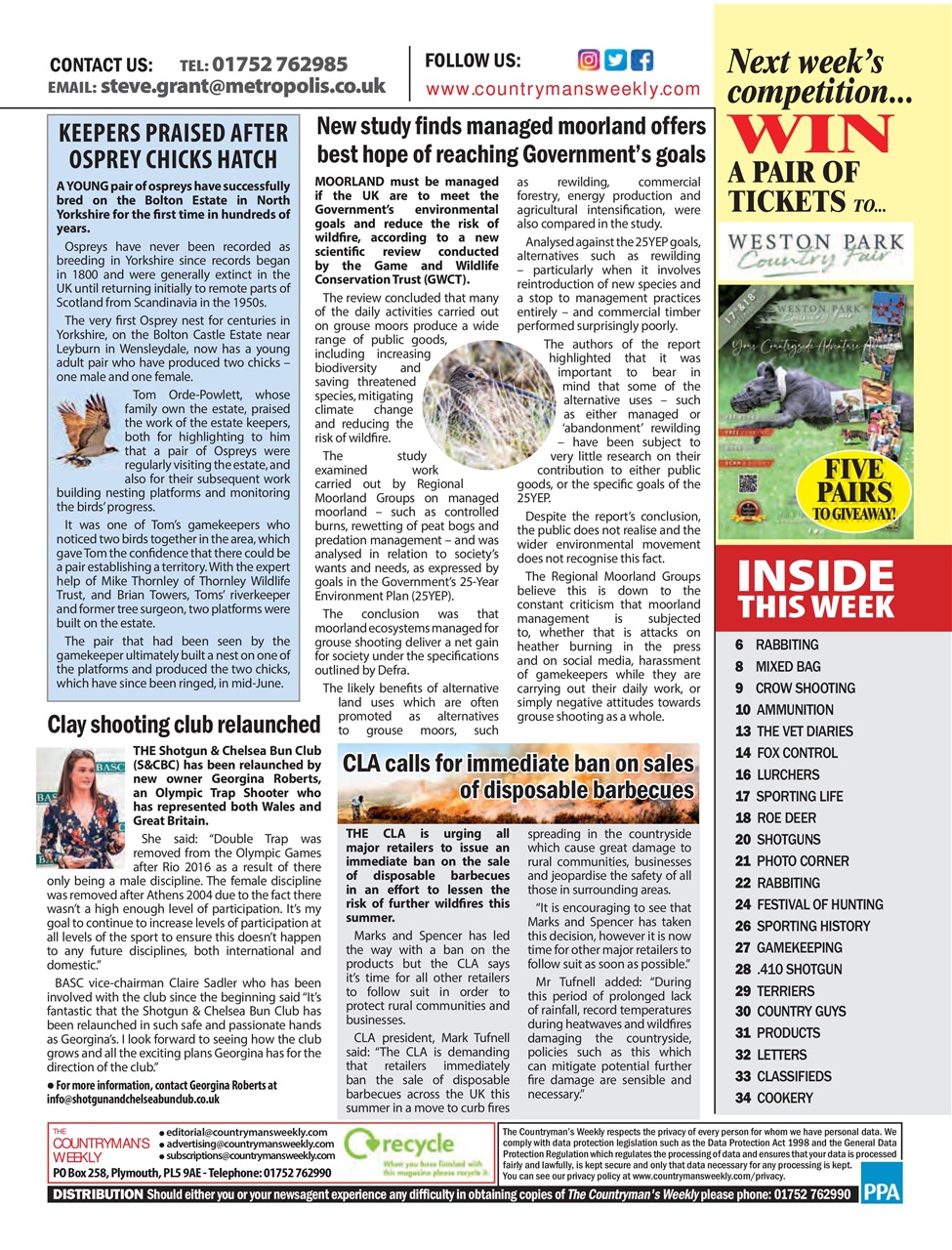 Countryman's Weekly Preview Pages