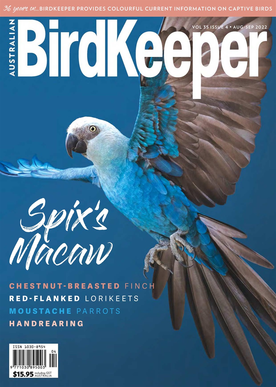 Australian Birdkeeper Magazine Preview Pages