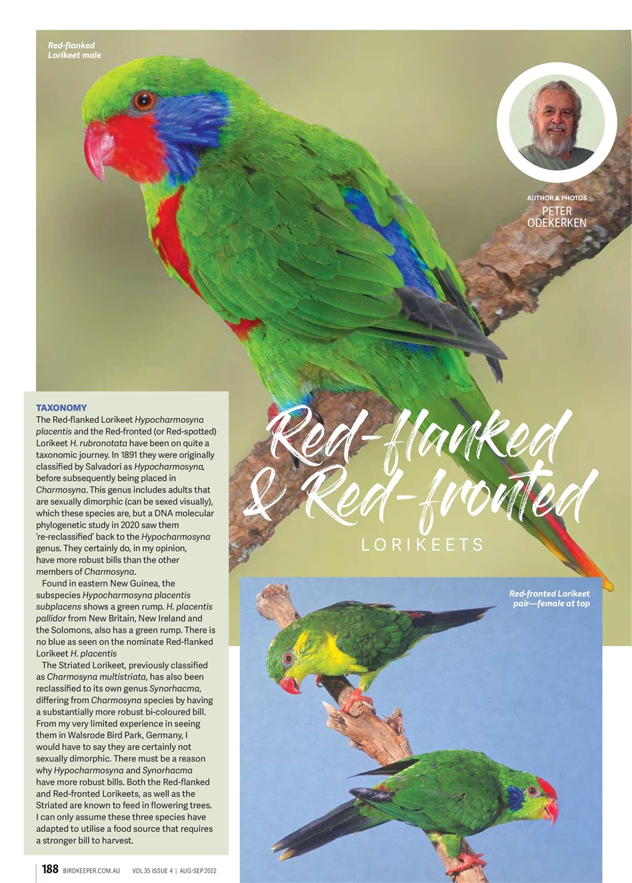 Australian Birdkeeper Magazine Preview Pages