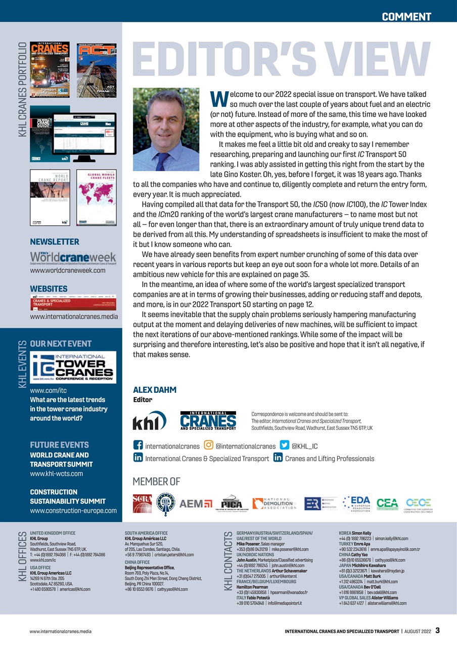 Int. Cranes and Specialized Transp Preview Pages