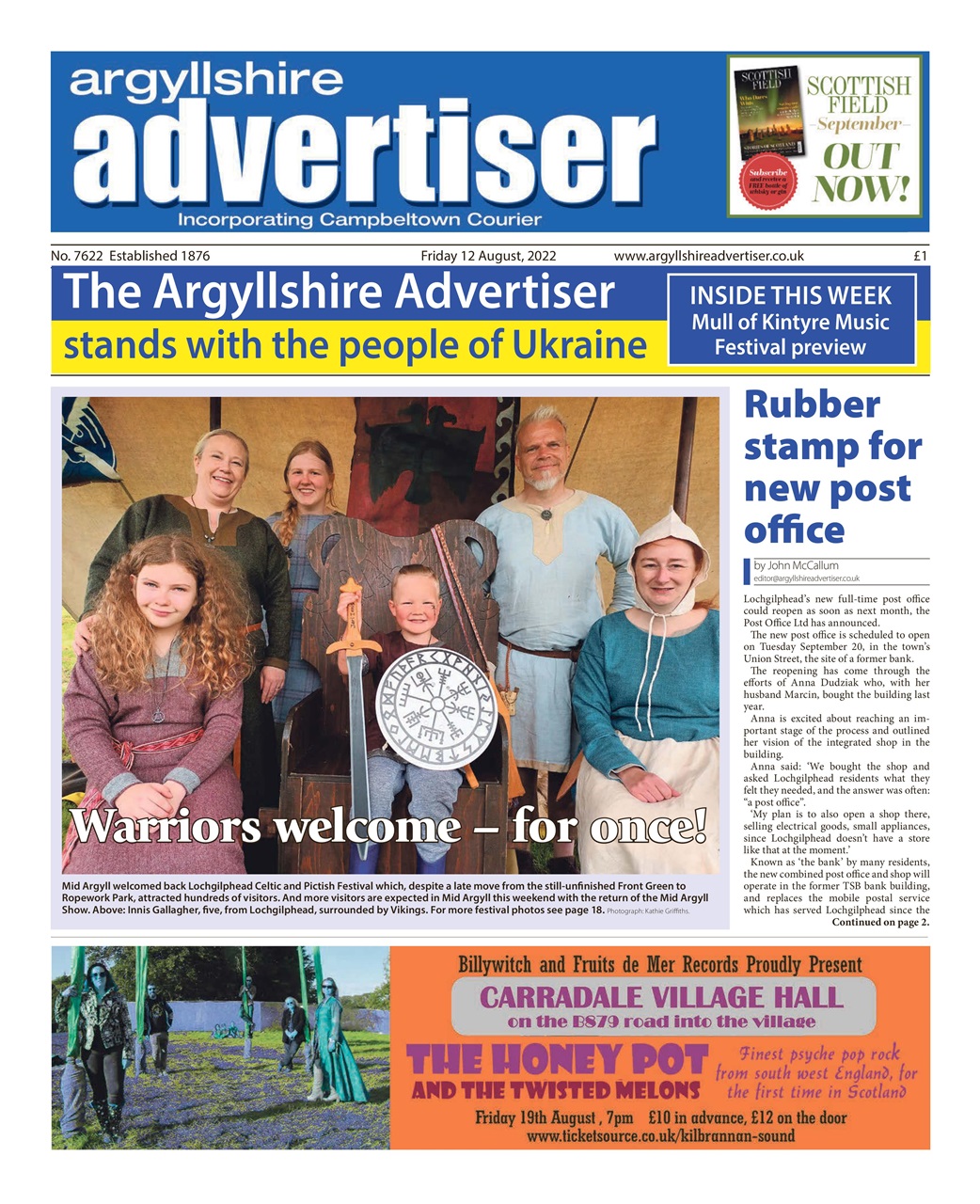 Argyllshire Advertiser Preview Pages