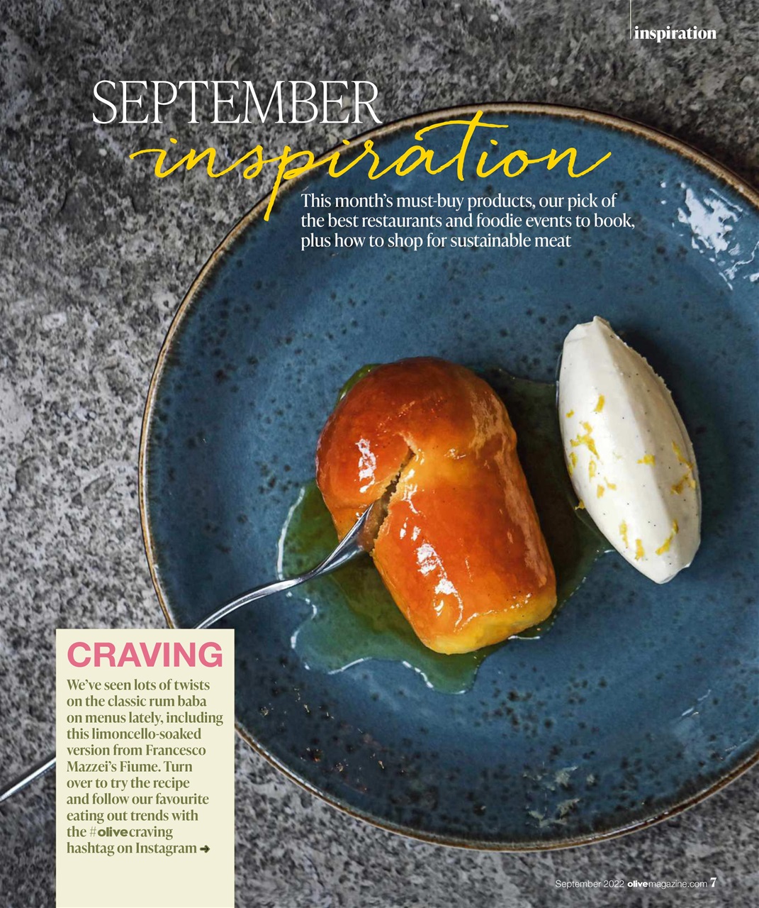 Olive Magazine Preview Pages