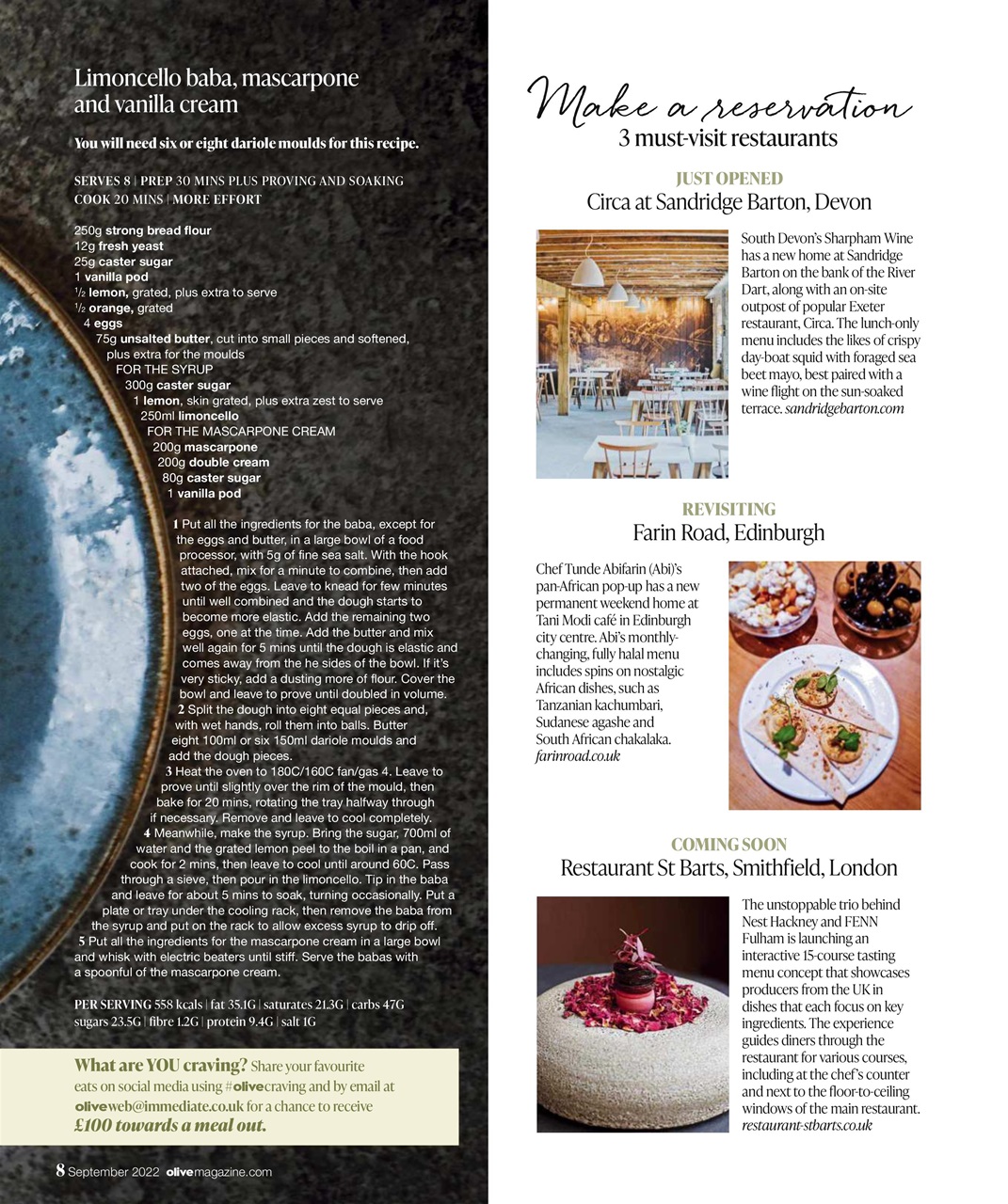 Olive Magazine Preview Pages