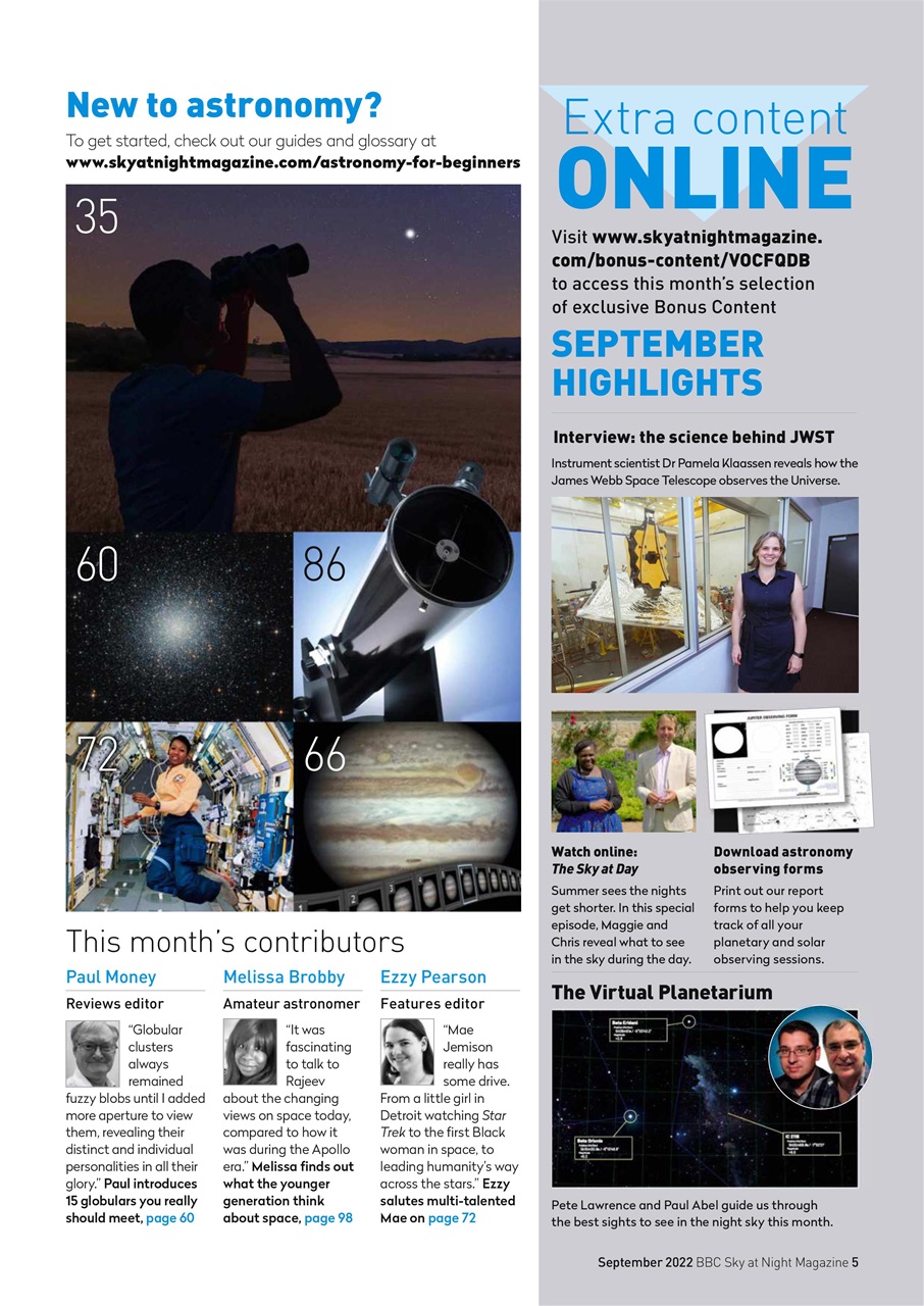 BBC Sky at Night Magazine Preview Pages