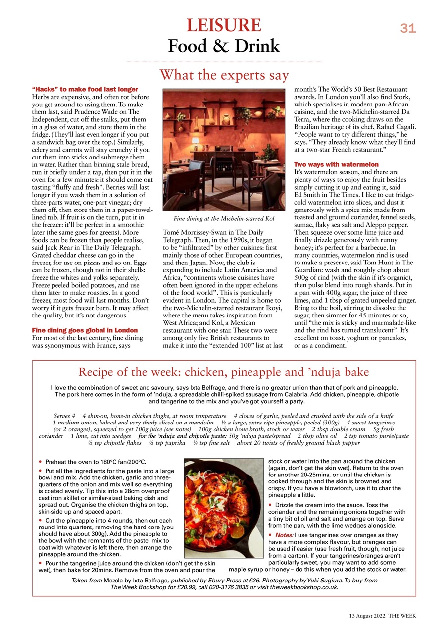 The Week Preview Pages