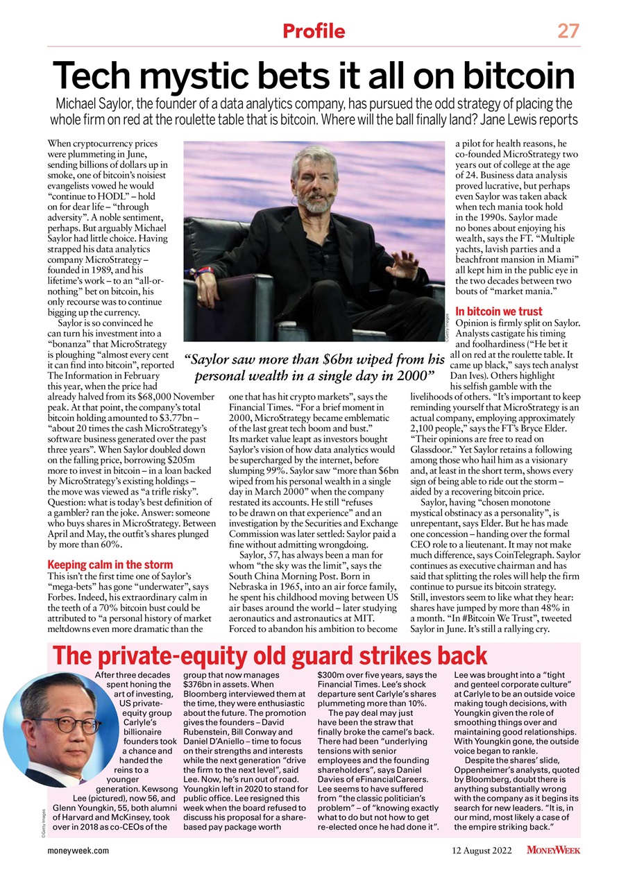 MoneyWeek Preview Pages