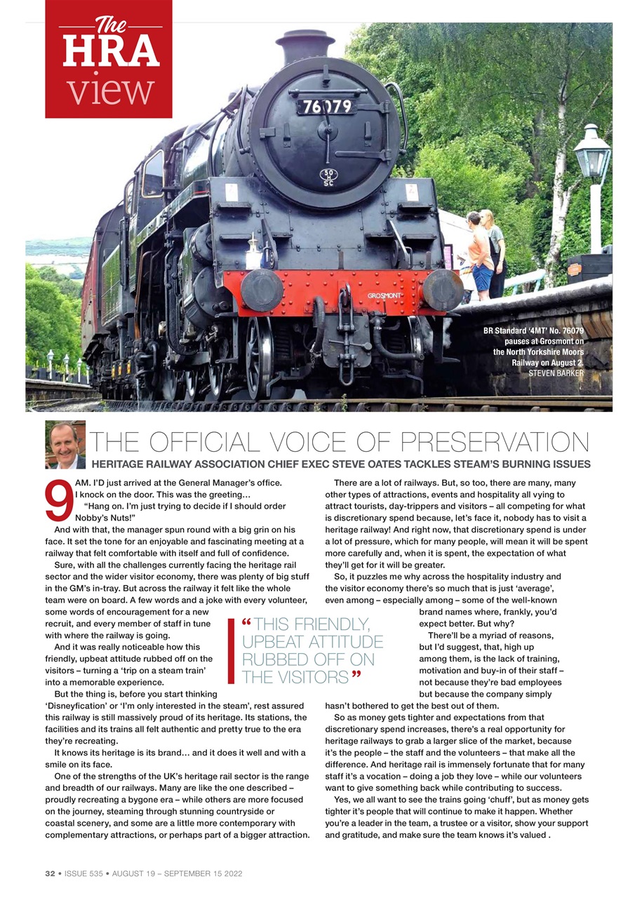 Steam Railway Preview Pages